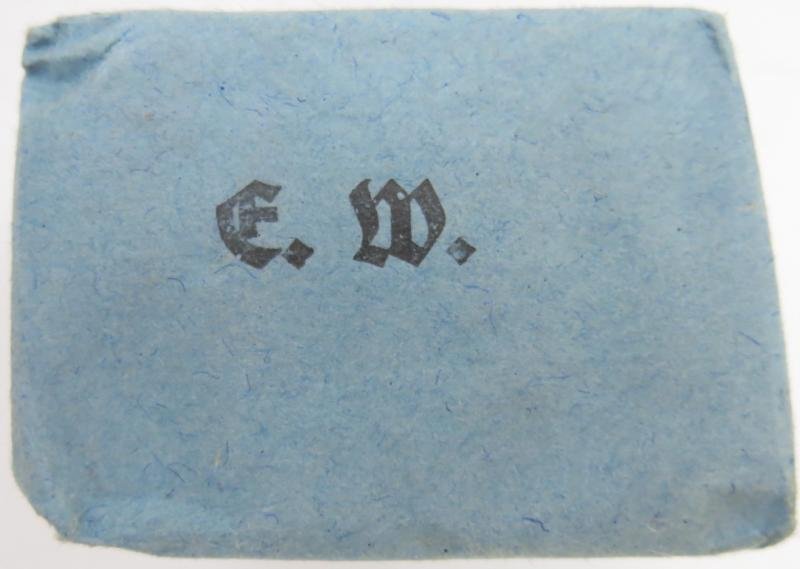German Wehrmacht Medical 100 g entfettete Watte Wehrkreissanitätspark VI, (Münster, Osnabrück), April. 1944, Mint Unused. — image 5