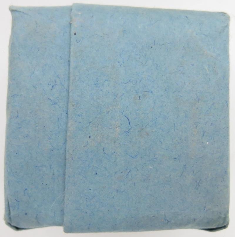 German Wehrmacht Medical 100 g entfettete Watte Wehrkreissanitätspark VI, (Münster, Osnabrück), April. 1944, Mint Unused. — image 6