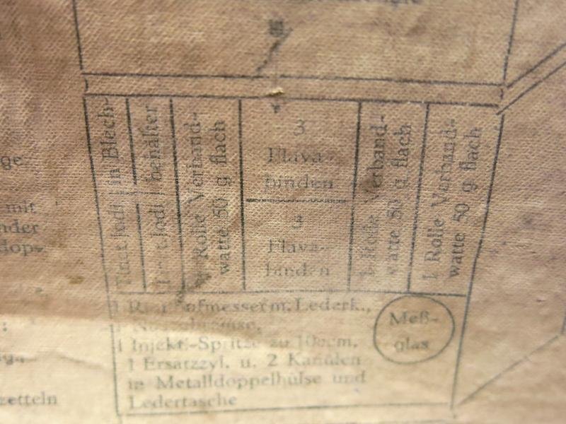 German Wehrmacht 10 Ampullen Jod Hauptveterinärpark - Berlin Empty Cardboard Box Belonging To The Veterinär Satteltasche 29. — image 8