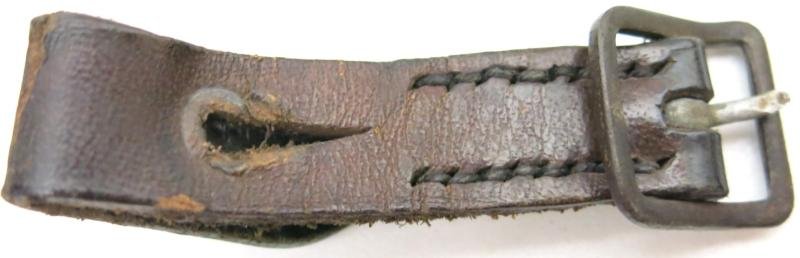 German Wehrmacht Helmet Chinstrap Wilhelm Eilers Bielefeld 1940 In Nice Used Condition. — image 2