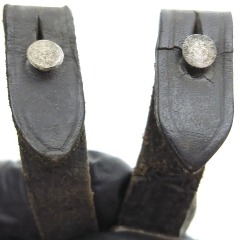 German Wehrmacht Helmet Chinstrap Wilhelm Eilers Bielefeld 1940 In Nice Used Condition. — image 5