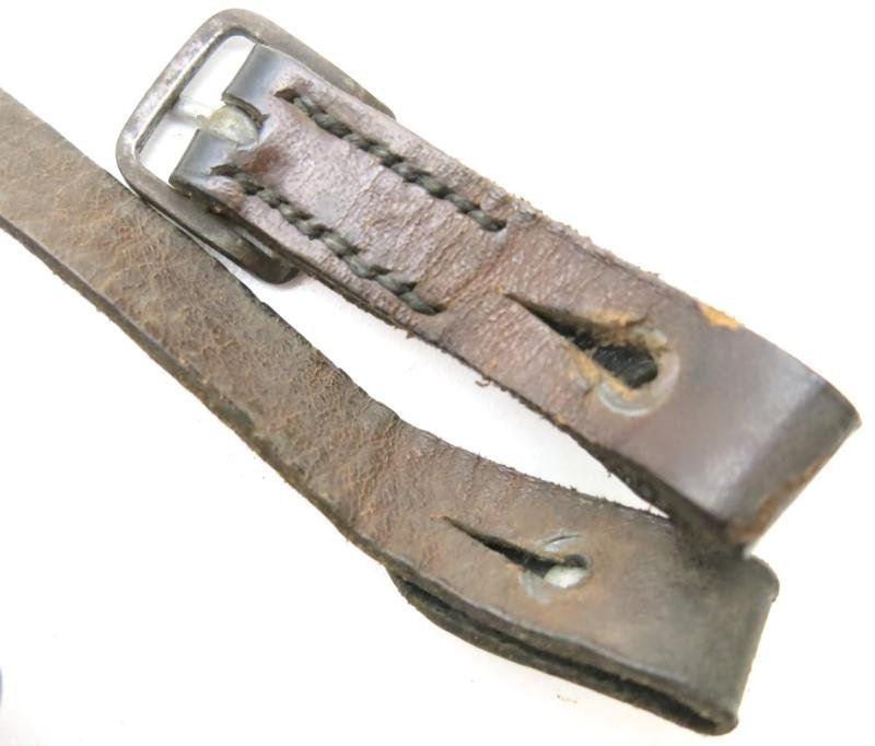 German Wehrmacht Helmet Chinstrap Wilhelm Eilers Bielefeld 1940 In Nice Used Condition. — image 6