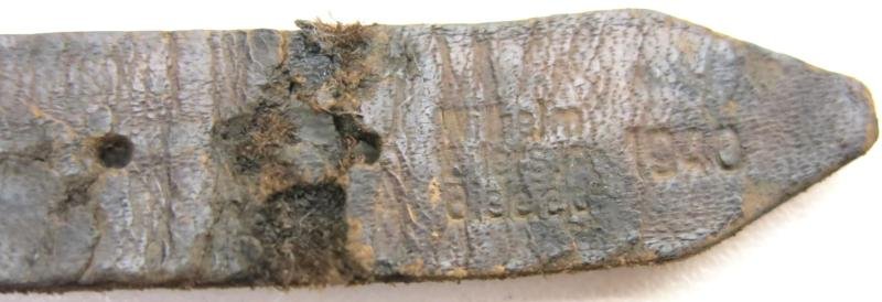 German Wehrmacht Helmet Chinstrap Wilhelm Eilers Bielefeld 1940 In Nice Used Condition. — image 8