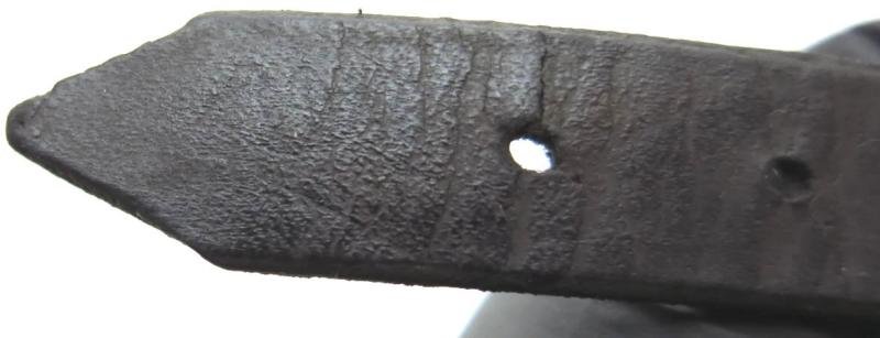 German Wehrmacht Helmet Chinstrap Early Aluminium One In Nice Used Condition. — image 12