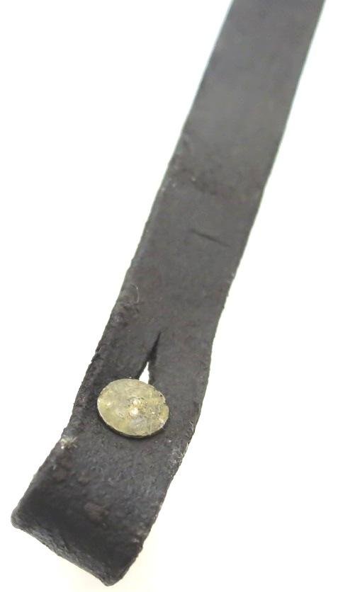 German Wehrmacht Helmet Chinstrap Early Aluminium One In Nice Used Condition. — image 15