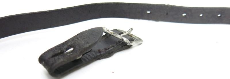 German Wehrmacht Helmet Chinstrap Early Aluminium One In Nice Used Condition. — image 3