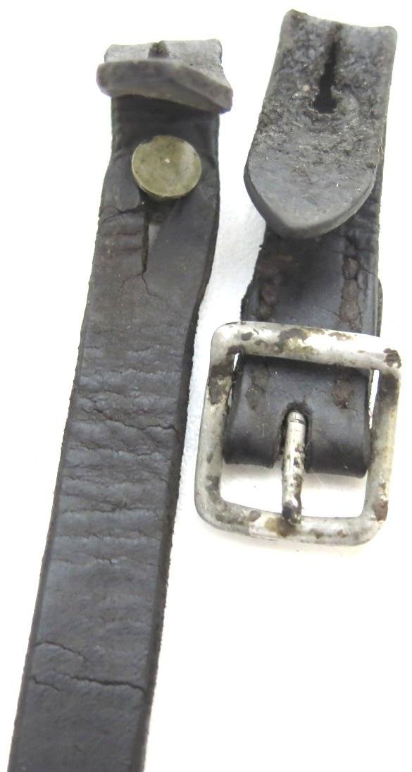 German Wehrmacht Helmet Chinstrap Early Aluminium One In Nice Used Condition. — image 8