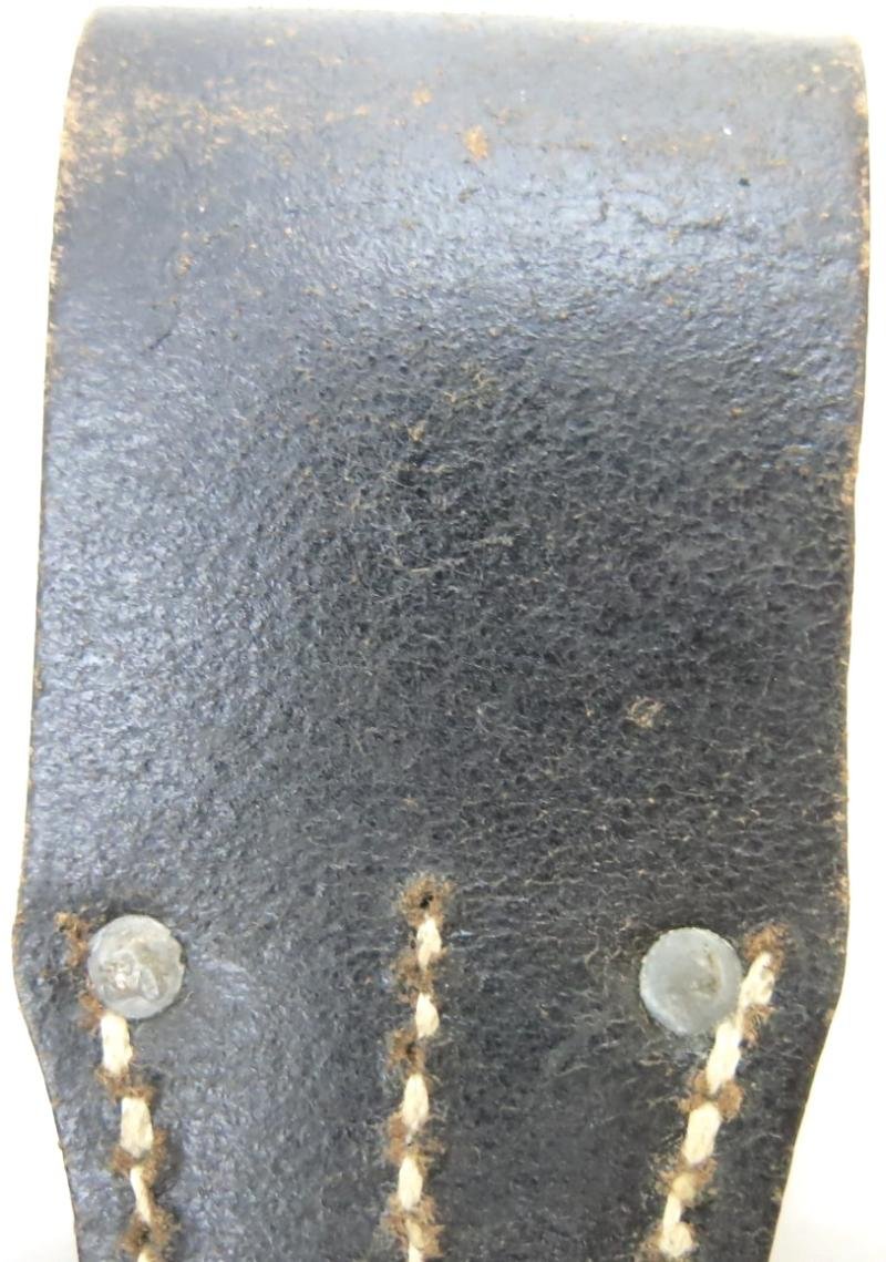 German Wehrmacht K98 Bayonet Leather Frog Steel Hardware Mintest One I Ever Had. — image 10