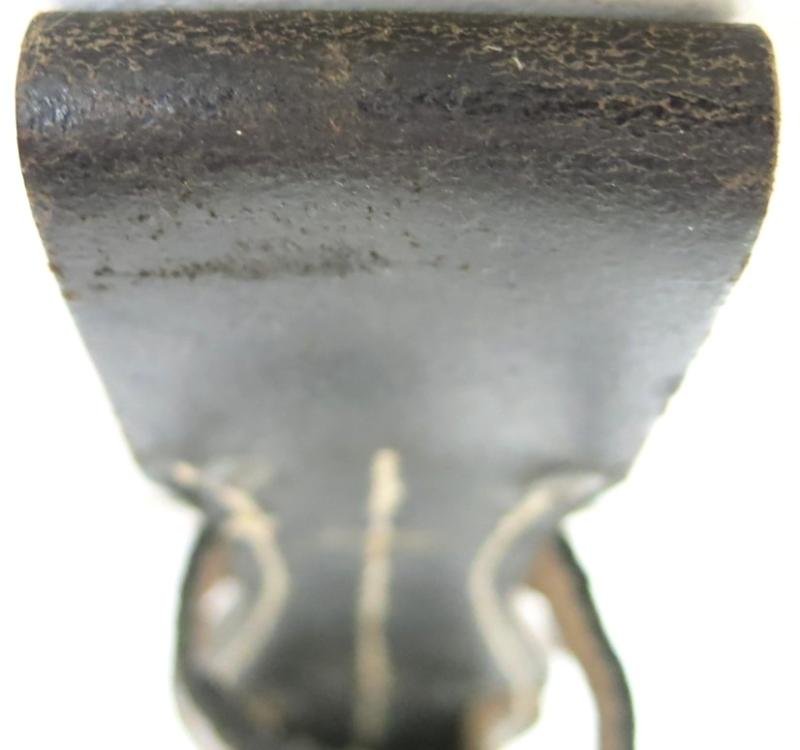 German Wehrmacht K98 Bayonet Leather Frog Steel Hardware Mintest One I Ever Had. — image 11