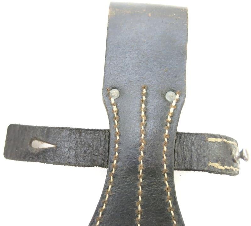 German Wehrmacht K98 Bayonet Leather Frog Steel Hardware Mintest One I Ever Had. — image 8