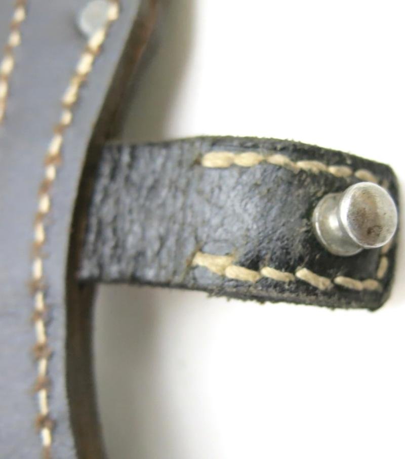 German Wehrmacht K98 Bayonet Leather Frog Steel Hardware Mintest One I Ever Had. — image 9