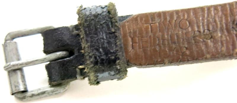 German Wehrmacht Fast Release Utility Strap 57 x 1,8 cms 17 Holes TIWO HEIDELBERG 1942 Nearly Mint. — image 7