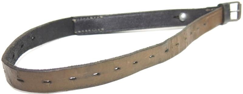 German Wehrmacht Fast Release Utility Strap 57 x 1,8 cms 17 Holes JOSEF GOERTZ LEDERWARENFABRIK LINNICH 1940 Nearly Mint.