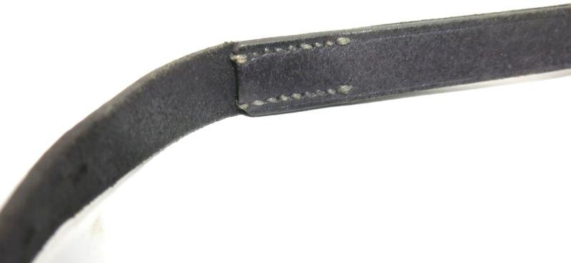 German Wehrmacht Fast Release Utility Strap 57 x 1,8 cms 17 Holes JOSEF GOERTZ LEDERWARENFABRIK LINNICH 1940 Nearly Mint. — image 3