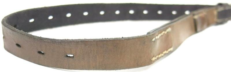 German Wehrmacht Fast Release Utility Strap 57 x 1,8 cms 17 Holes JOSEF GOERTZ LEDERWARENFABRIK LINNICH 1940 Nearly Mint. — image 5