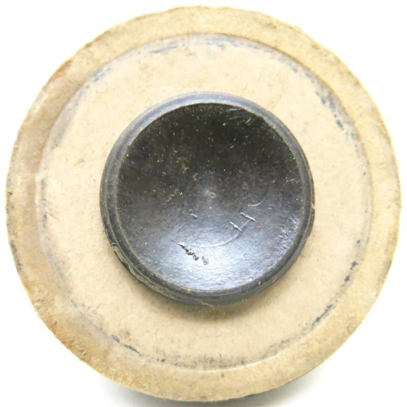 German Luftwaffe Bakelite Transport Plug For ELAZ Electrische Aufschlag Zünder Electrical Aerial Bomb Fuzes ehj 1942 1943 With Cardboard Washer, Very Hard To Find As A Spare Part. — image 2