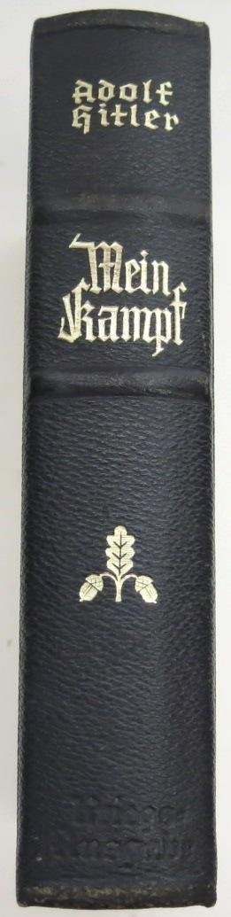Mein Kampf Book Hochzeitsausgabe Kriegsausgabe Wedding War Edition 1941 With The München Gold Shield On The Cover, Mint, Unused. — image 2