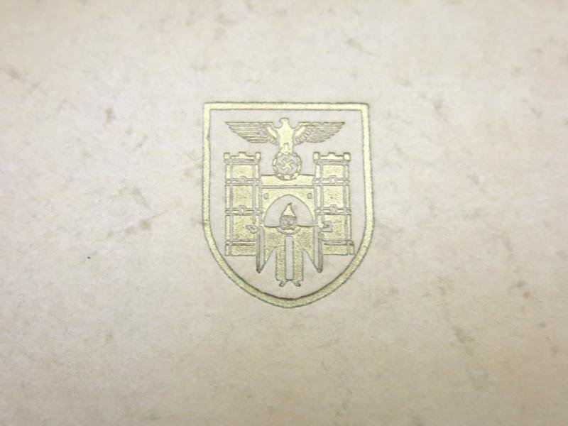 Mein Kampf Book Hochzeitsausgabe Kriegsausgabe Wedding War Edition 1941 With The München Gold Shield On The Cover, Mint, Unused. — image 8