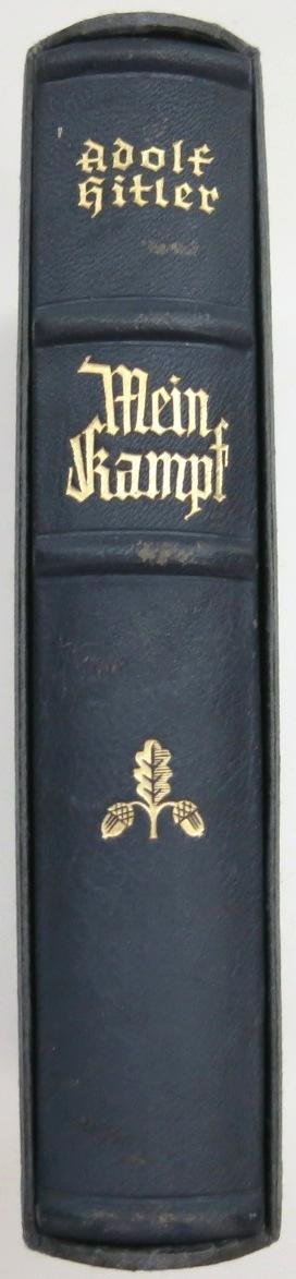 Mein Kampf Book Hochzeitsausgabe Wedding Edition 1939 With City Or Region Gold Shield On The Cover, Mint, Unused And Complete With Case. — image 2