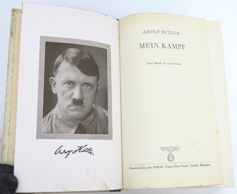 Mein Kampf Book Hochzeitsausgabe Kriegsausgabe Wedding War Edition 1944 Dated, VERY HARD TO FIND. — image 8
