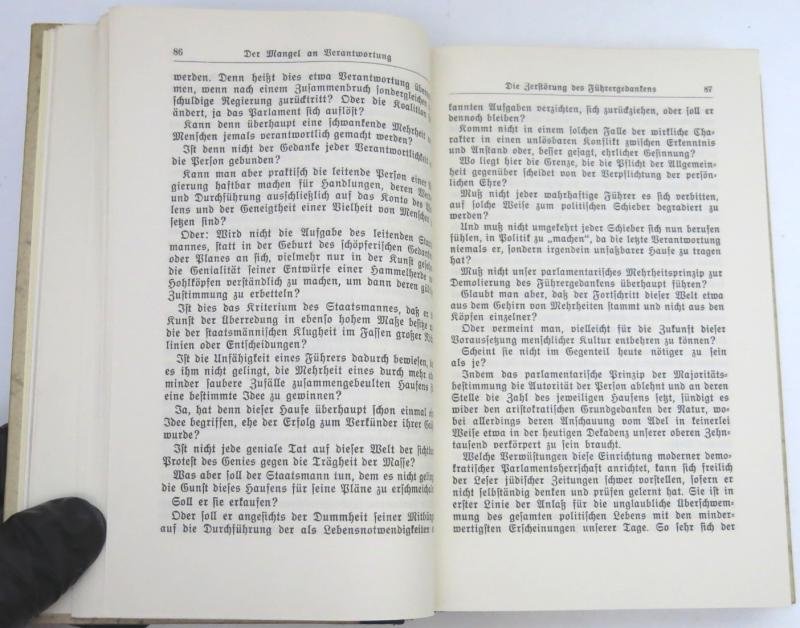 Mein Kampf Book Hochzeitsausgabe Wedding Edition 1939 With City Or Region Gold Shield On The Cover, Unused. — image 11