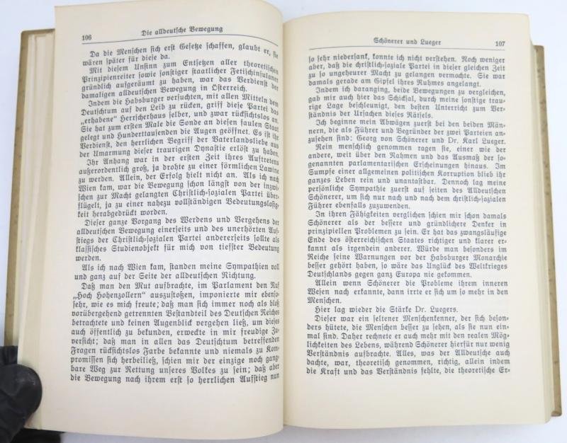 Mein Kampf Book Hochzeitsausgabe Wedding Edition 1938 With City Or Region Gold Shield On The Cover, Unused. — image 11