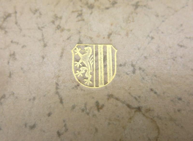 Mein Kampf Book Hochzeitsausgabe Wedding Edition 1938 With City Or Region Gold Shield On The Cover, Unused. — image 7