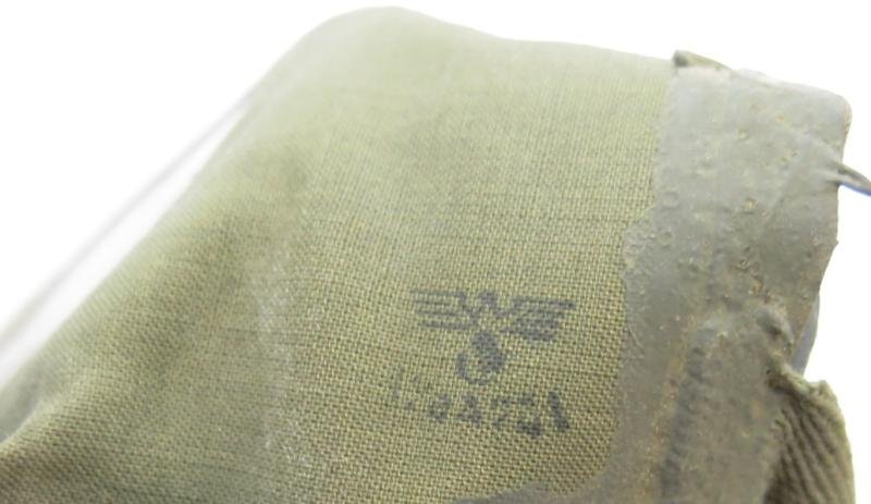 German Luftschutz Volksgasmaske VM44 Size 2, (Medium), 1945 Dated With Total Last Ditch Cardboard Made Filter. — image 7