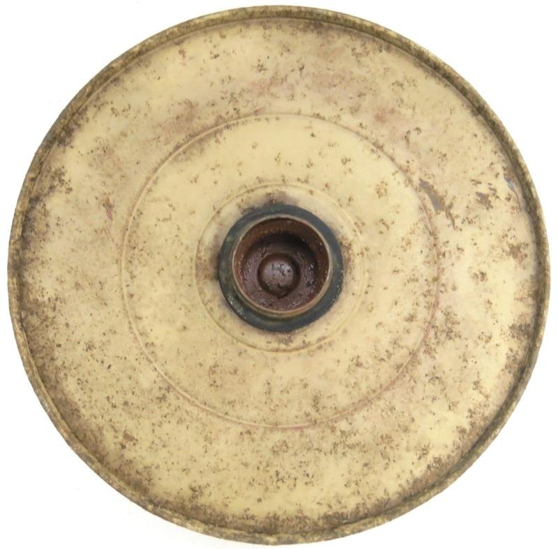 German Wehrmacht T. Mi. Pilz 43 Tellermine Pilz 43 Pressure Plate With Original Sand Colour, Barn Find, Inert. — image 7