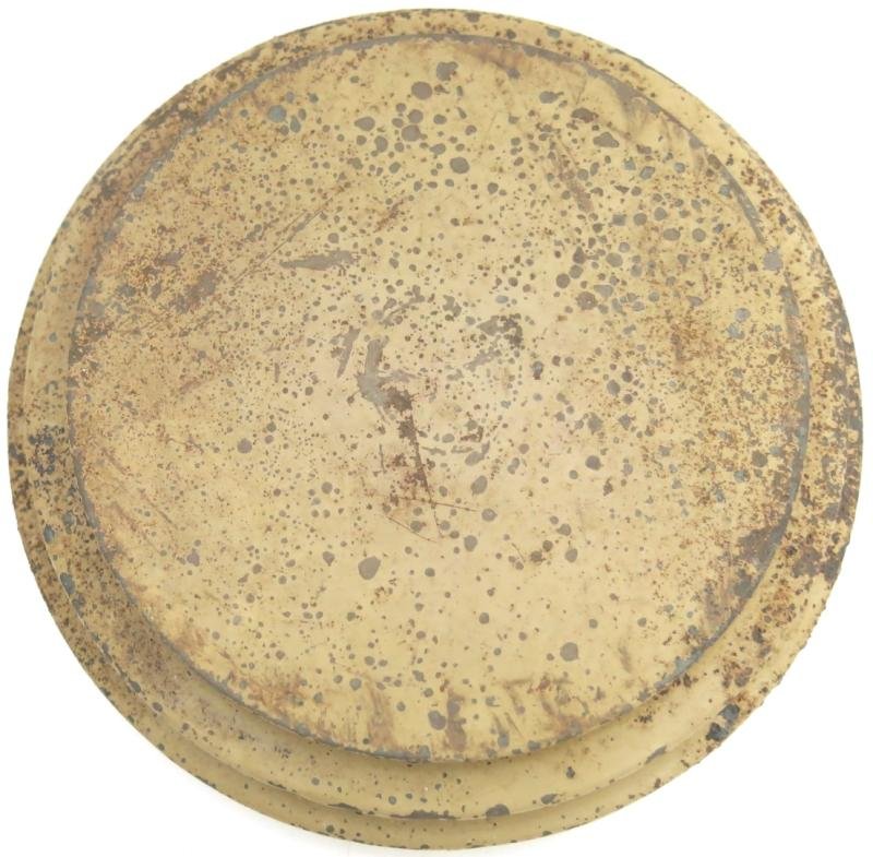 German Wehrmacht T. Mi. Pilz 43 Tellermine Pilz 43 Pressure Plate With Original Sand Colour, Barn Find, Inert.