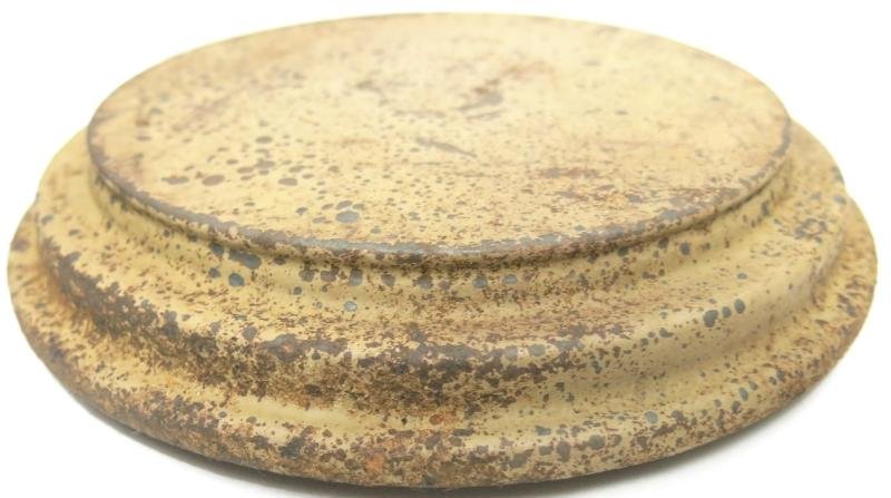 German Wehrmacht T. Mi. Pilz 43 Tellermine Pilz 43 Pressure Plate With Original Sand Colour, Barn Find, Inert. — image 4