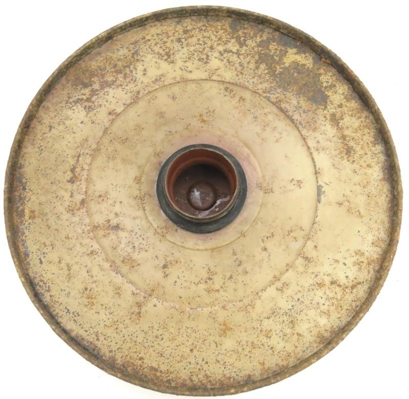 German Wehrmacht T. Mi. Pilz 43 Tellermine Pilz 43 Pressure Plate With Original Sand Colour, Barn Find, Inert. — image 6