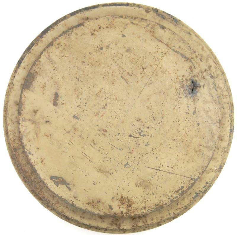 German Wehrmacht T. Mi. Pilz 43 Tellermine Pilz 43 Pressure Plate With Original Sand Colour, Barn Find, Inert.