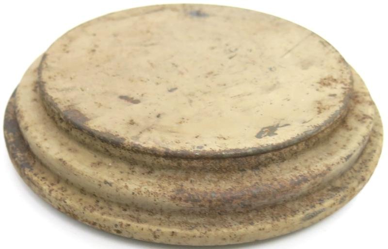 German Wehrmacht T. Mi. Pilz 43 Tellermine Pilz 43 Pressure Plate With Original Sand Colour, Barn Find, Inert. — image 5