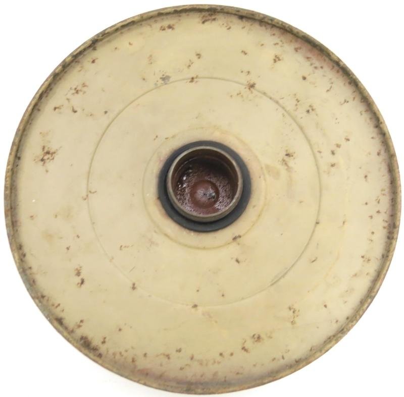 German Wehrmacht T. Mi. Pilz 43 Tellermine Pilz 43 Pressure Plate With Original Sand Colour, Barn Find, Inert. — image 7