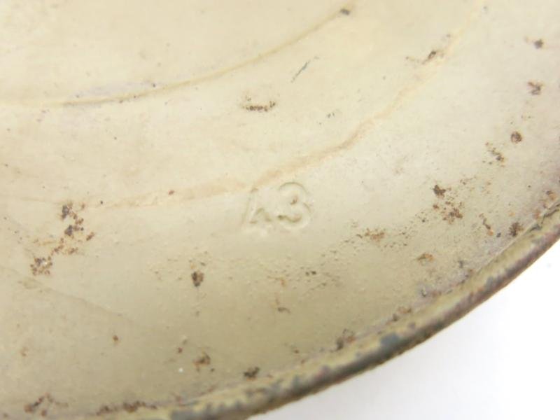 German Wehrmacht T. Mi. Pilz 43 Tellermine Pilz 43 Pressure Plate With Original Sand Colour, Barn Find, Inert. — image 9