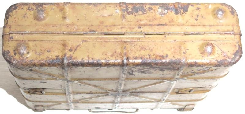 German Wehrmacht 30 Eihandgranaten 39 Egg Grenades M39 für Tropen Box Case bpo 1941, Super-Duper-Mega-Hiper-Turbo Hard To Find Real DAK, (Deutsches Arfika Korps). — image 11