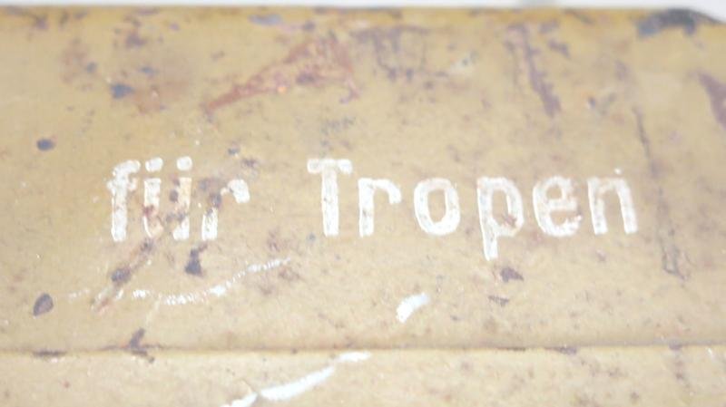 German Wehrmacht 30 Eihandgranaten 39 Egg Grenades M39 für Tropen Box Case bpo 1941, Super-Duper-Mega-Hiper-Turbo Hard To Find Real DAK, (Deutsches Arfika Korps). — image 6