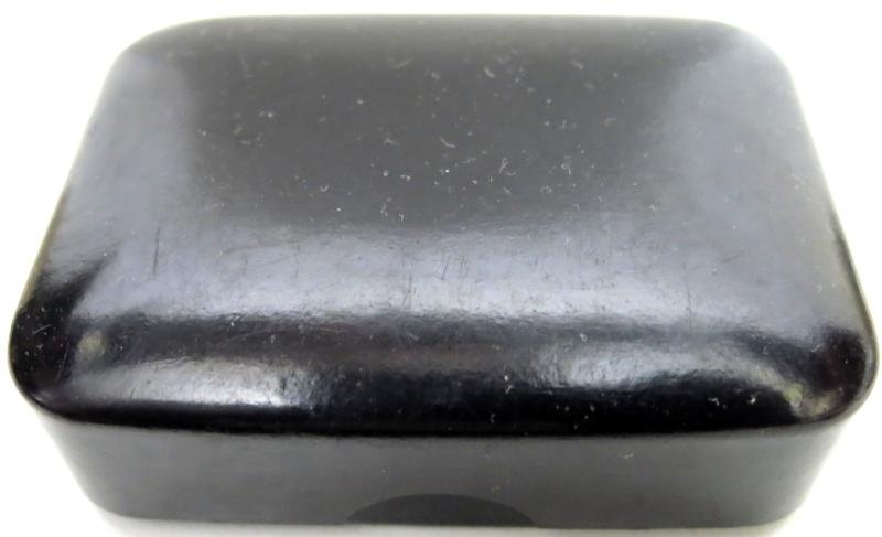 German Black Bakelite Seife Box Soap Box 'Made In Germany'. — image 2