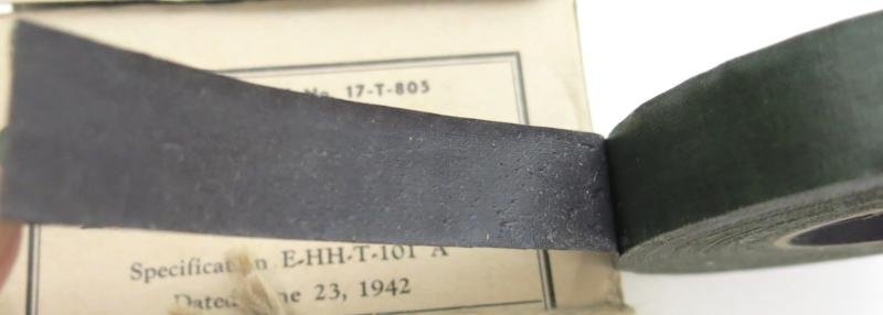 USA WWII One Roll Friction Tape Feb., 1943 In Box. — image 12