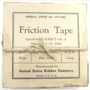 USA WWII One Roll Friction Tape Feb., 1943 In Box.