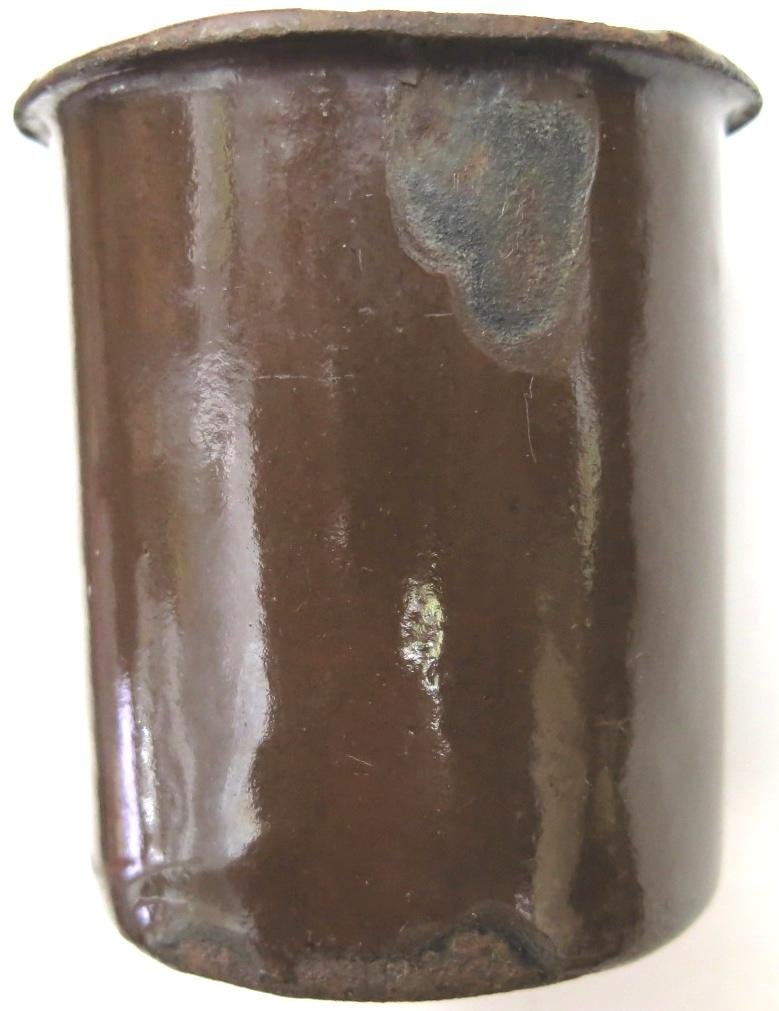 German Post War Coffee Mug Made From A M43 Stickgrenade Can. — image 2