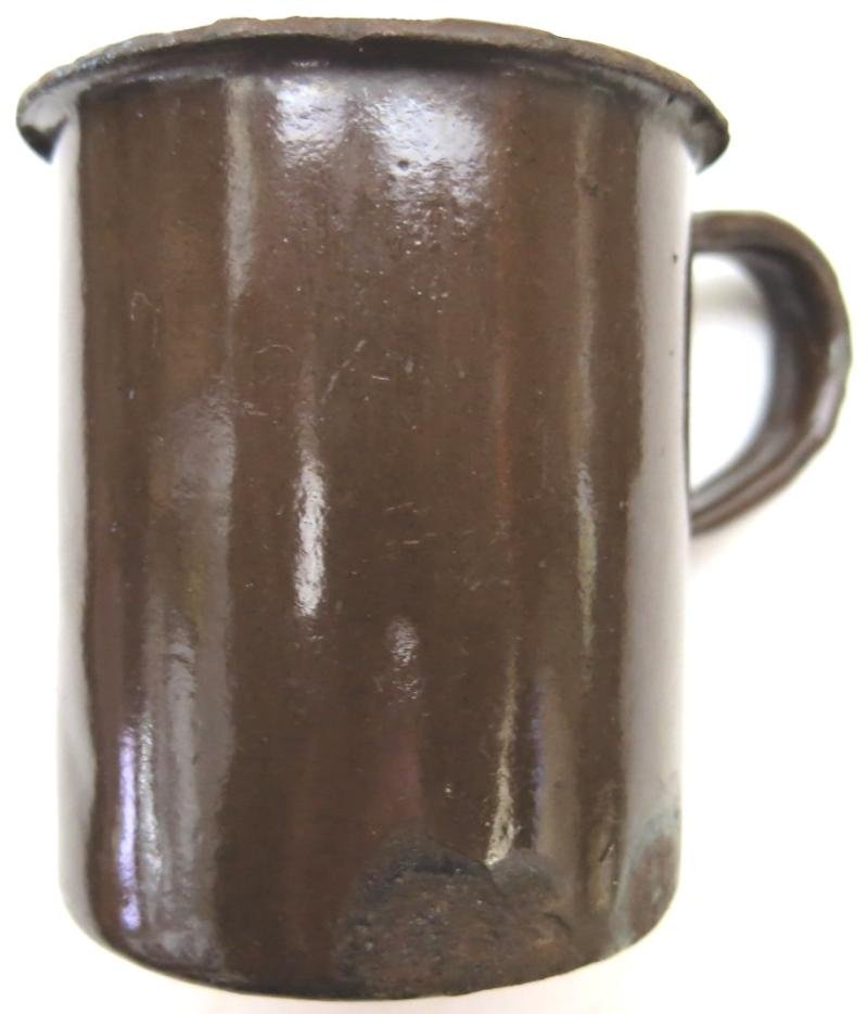 German Post War Coffee Mug Made From A M43 Stickgrenade Can. — image 3