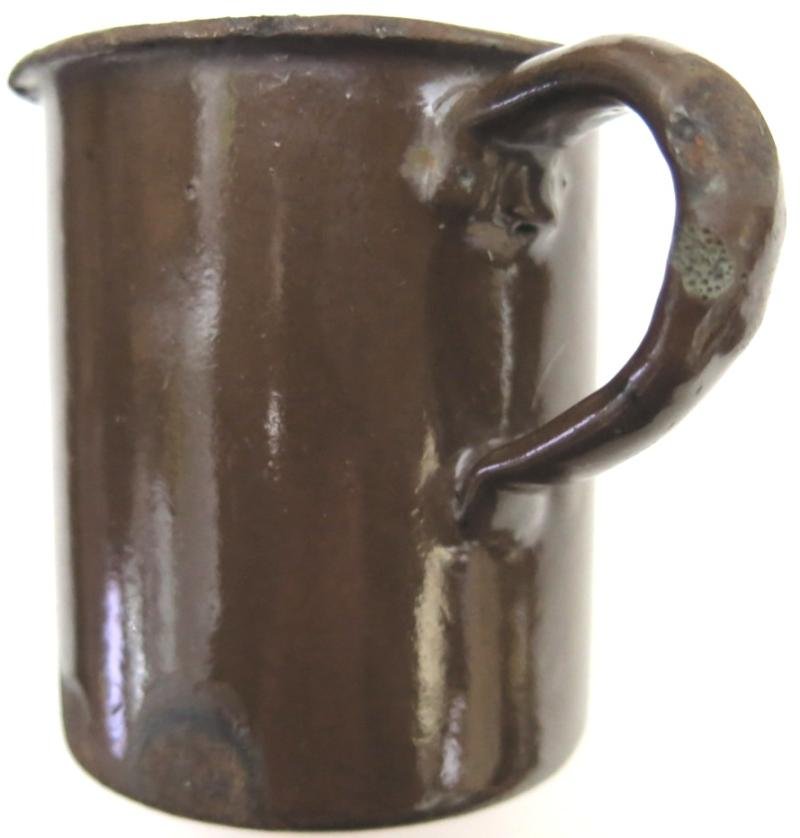 German Post War Coffee Mug Made From A M43 Stickgrenade Can. — image 4