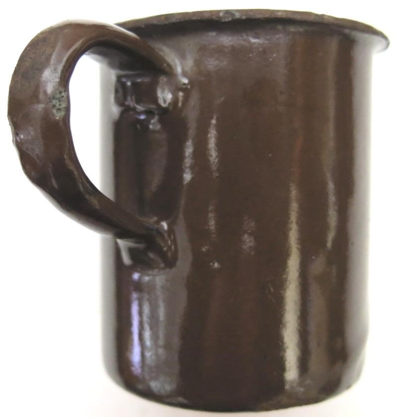 German Post War Coffee Mug Made From A M43 Stickgrenade Can. — image 5