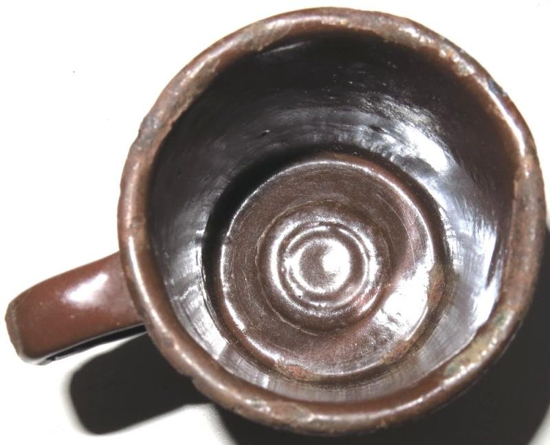 German Post War Coffee Mug Made From A M43 Stickgrenade Can. — image 6