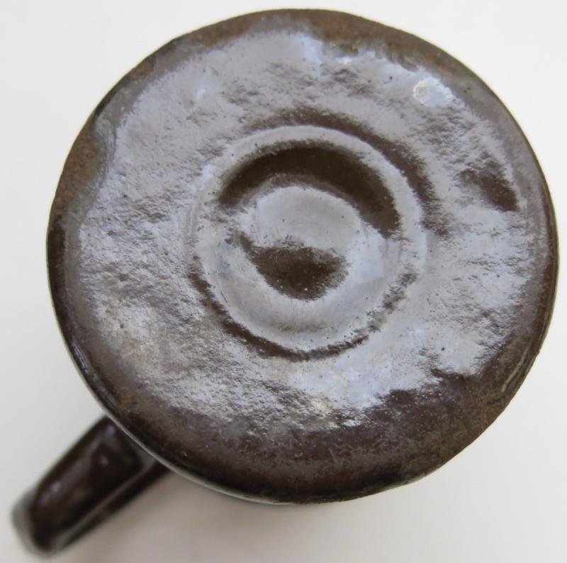 German Post War Coffee Mug Made From A M43 Stickgrenade Can. — image 7