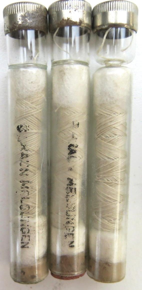 German Wehrmacht Gemischter Leinenzwirn Complete Set In Box Bartsch, Quilitz & Co. Berlin NW 40, 8. 9. 43. — image 11