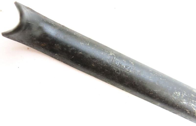 German Wehrmacht Big Steel Peg Or Stake For Big Tents Or Camouflage Nettings, GK & F 43, Rare. — image 2