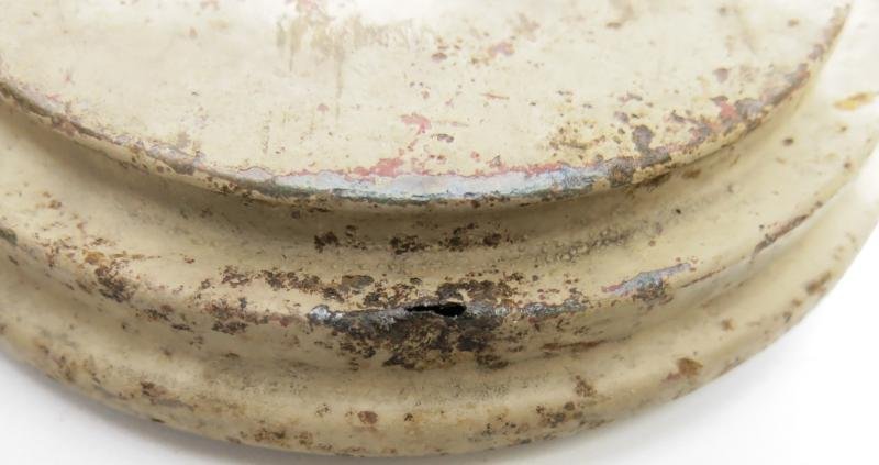 German Wehrmacht T. Mi. Pilz 43 Tellermine Pilz 43 Pressure Plate With Original Sand Colour btc 43, Barn Find, Inert. — image 3